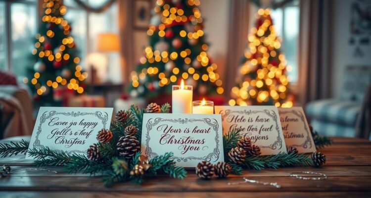 Weihnachtsgrüße liebevoll gestalten