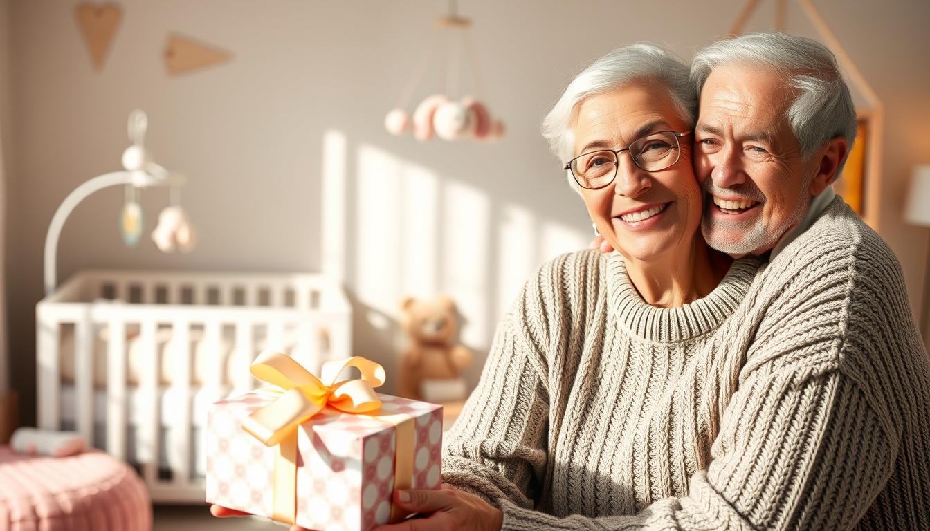 Glückwunsch zur Oma und Opa zur Geburt des Enkelkindes