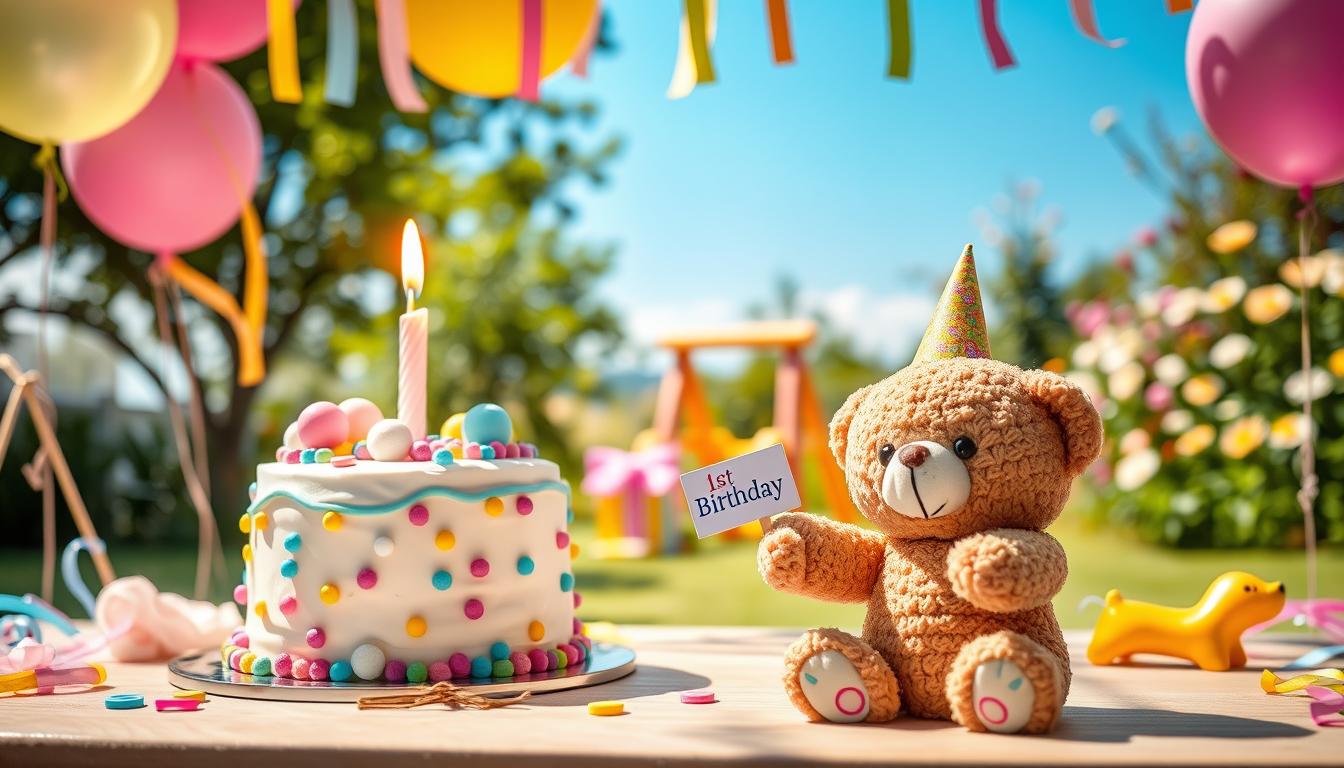 Gratulation zum ersten Geburtstag