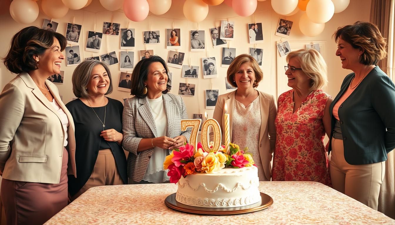 Sprüche zum 70. Geburtstag einer Frau